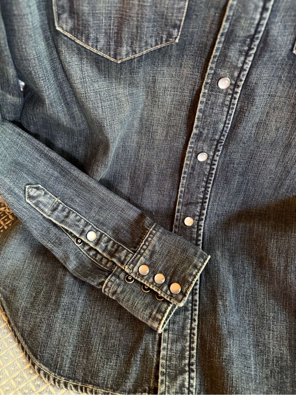 Ralph Lauren Polo Western style denim shirt, size small - Picture 5 of 6